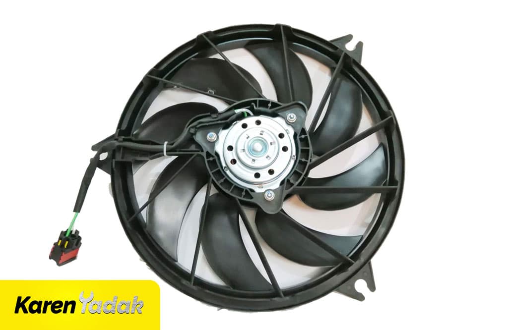 مجموعه کامل فن رادیاتور اصلی پژو 206 و 207 شرکتی