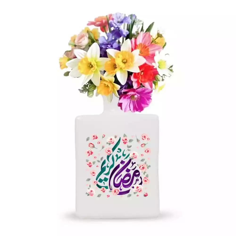 گلدان مربعی رمضان کریم کد 3500835