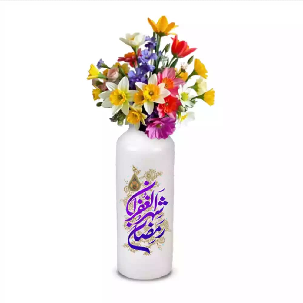 گلدان استوانه ای ویژه ماه رمضان رمضان شهرالغفران کد 3500831