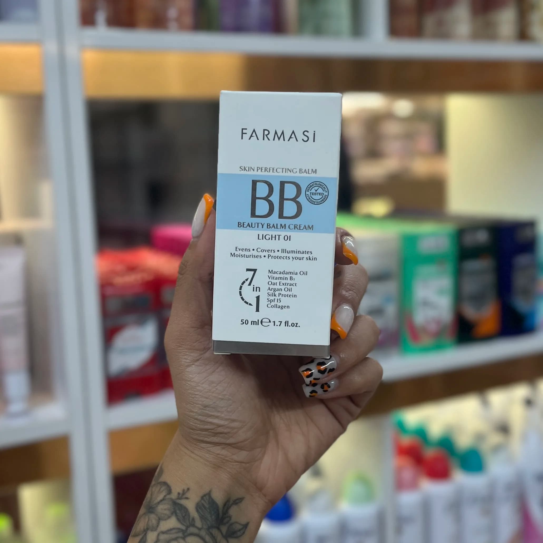 بی بی کرم فارماسی اورجینال SPF15 – Farmasi BB Cream در 3 شماره رنگی