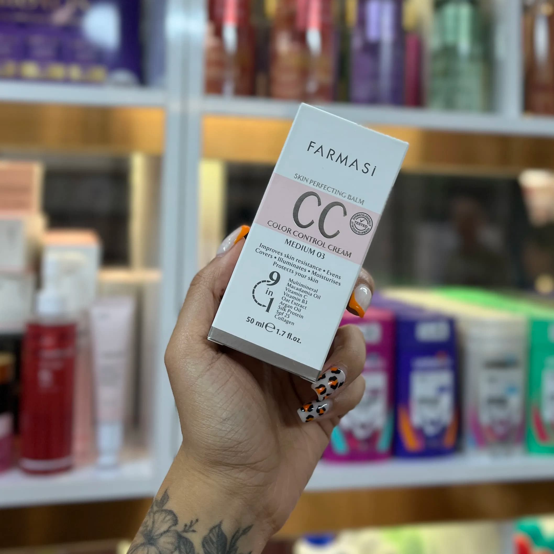 سی سی کرم فارماسی اورجینال SPF25 – Farmasi CC Cream در 3 شماره رنگی