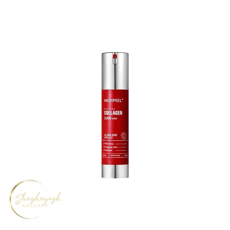 سرم ضدچروک و سفت‌کننده پوست مدی‌پیل 50g مدل MEDIPEEL Peptide Collagen 3000 Shot Serum
