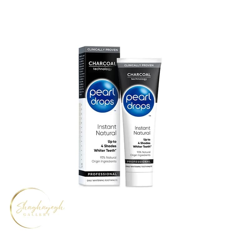 خمیردندان سفیدکننده زغالی پرل دراپس ۷۵ میل Pearl Drops Charcoal Whitening Toothpaste — تصویر ۲