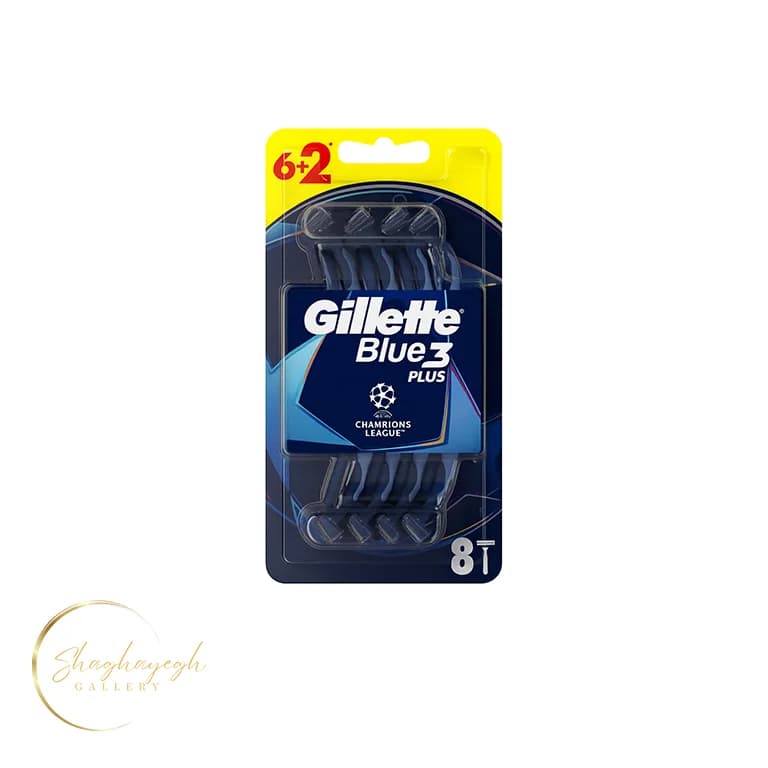 تیغ اصلاح ژیلت بلو تری اسپرت ۸ عددی Gillette Blue3 Sport 8 Pack