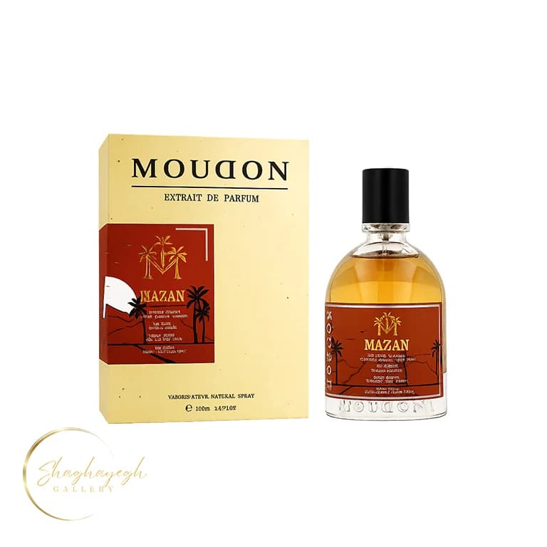 ادکلن یونیسکس گلی کهربایی مودون مازان 100 میل Moudon Mazan Extrait de Parfum