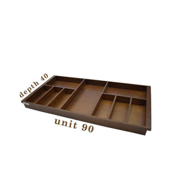 جاقاشقی داخل کابینت چوبی مدل آترین عمق 40 سانتی متر — تصویر ۳