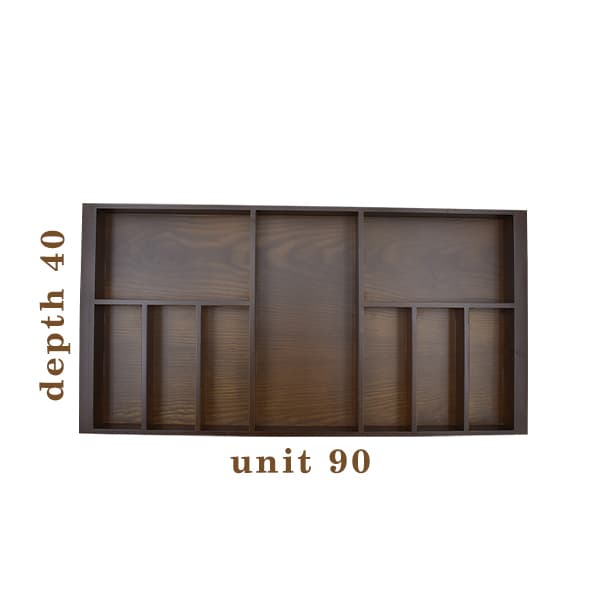جاقاشقی داخل کابینت چوبی مدل آترین عمق 40 سانتی متر — تصویر ۵