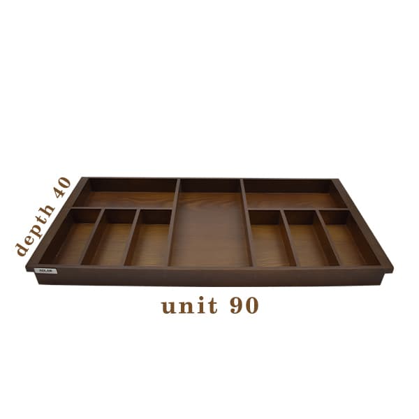 جاقاشقی داخل کابینت چوبی مدل آترین عمق 40 سانتی متر — تصویر ۴