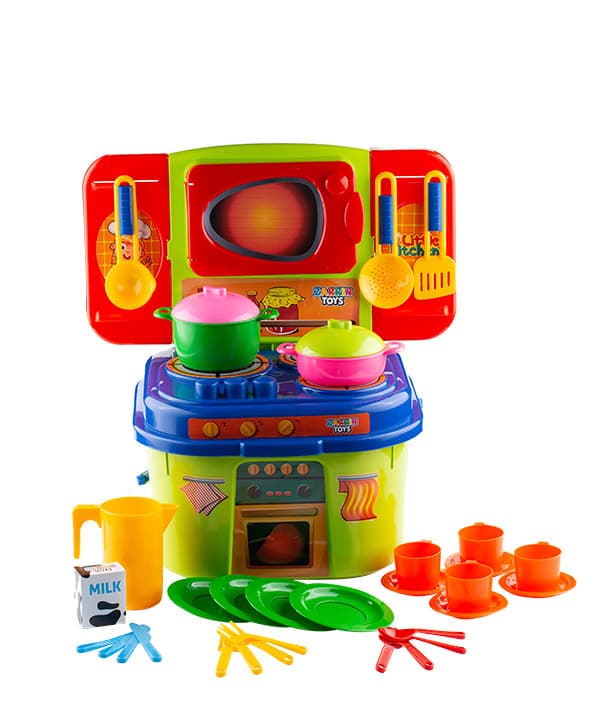 آشپزخانه کودک زرین تویز مدل Little Kitchen کد M3 — تصویر ۲