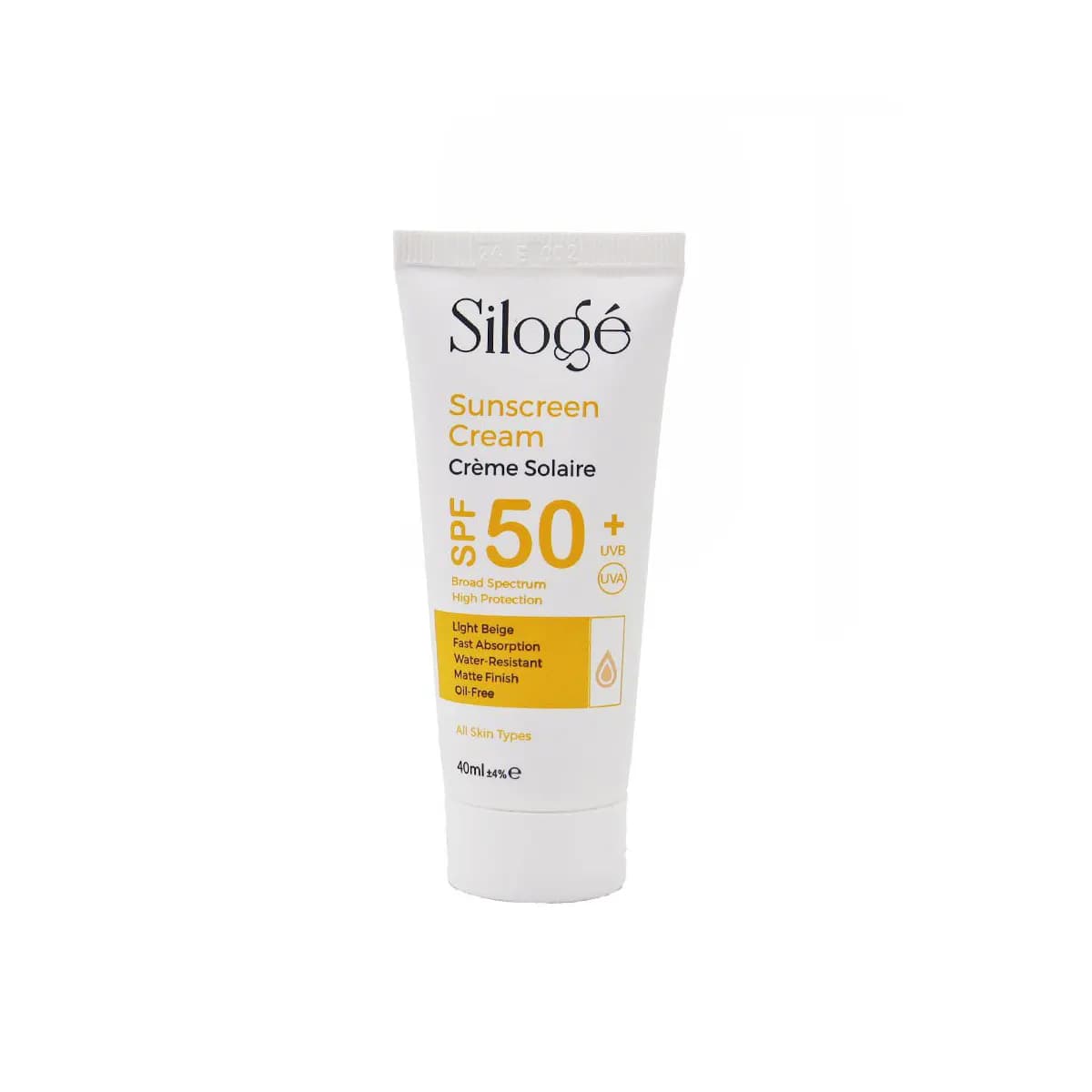 کرم ضد آفتاب رنگی SPF50 سیلوژه انواع پوست 40 میلی لیتر