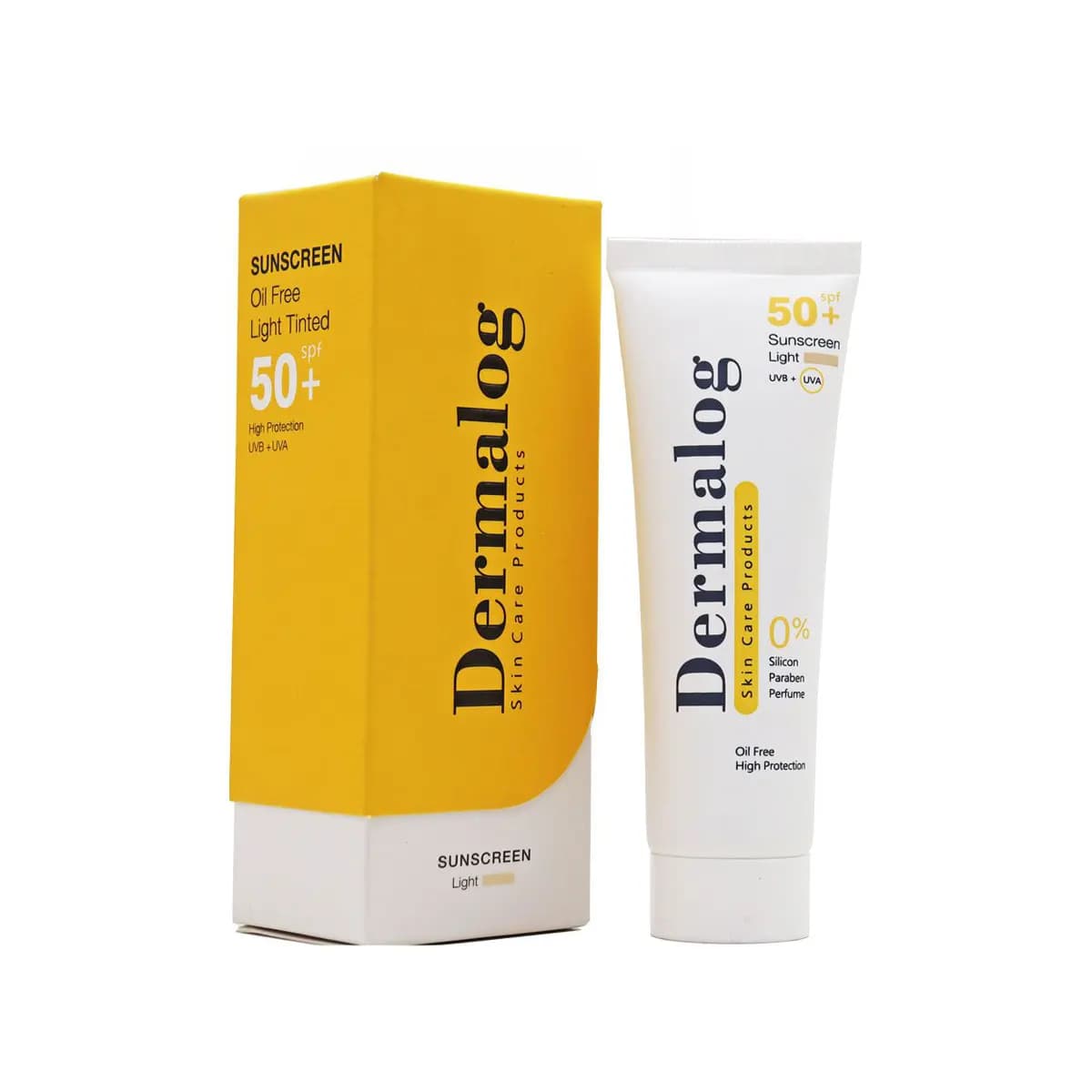 کرم ضد آفتاب فاقد چربی رنگی روشن درمالوگ (SPF50) 50 میلی لیتر