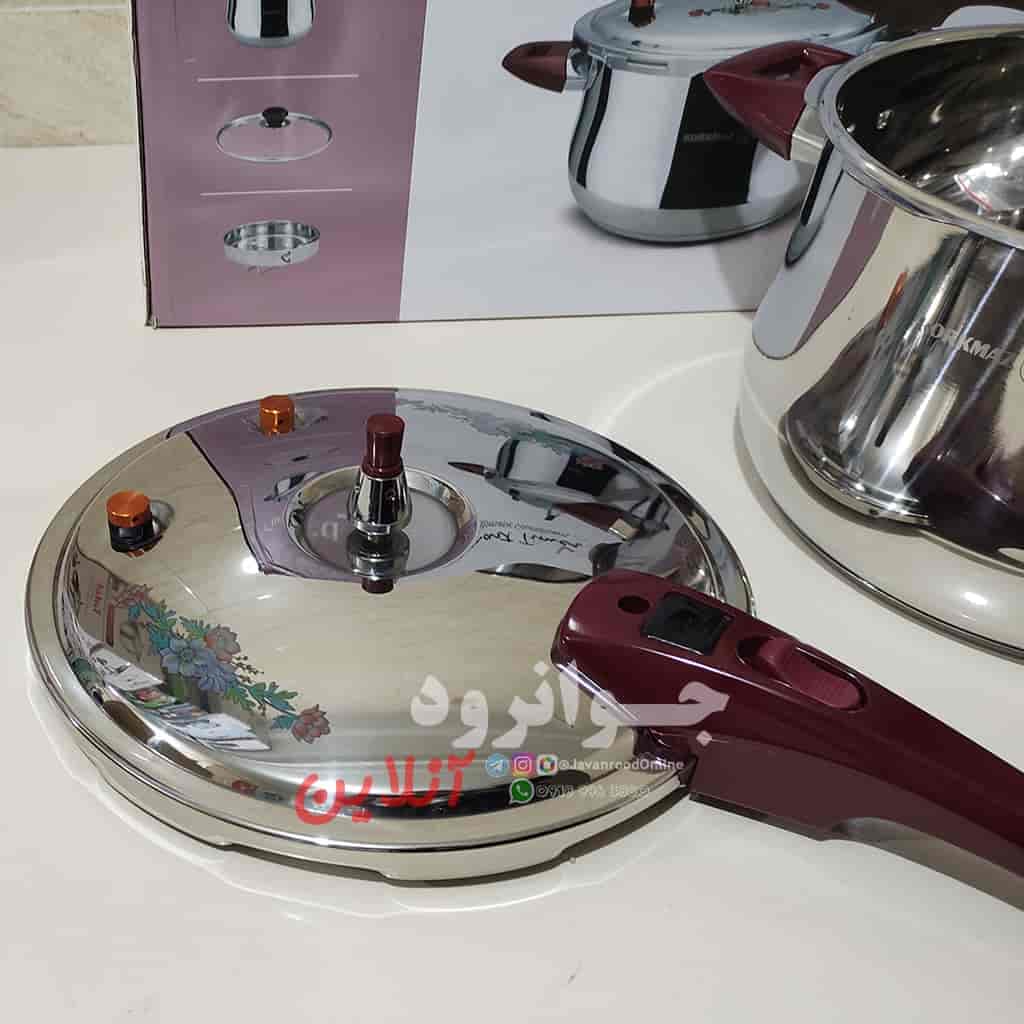 زودپز روگازی کرکماز 9 لیتر مدل Korkmaz INOX 9L — تصویر ۲
