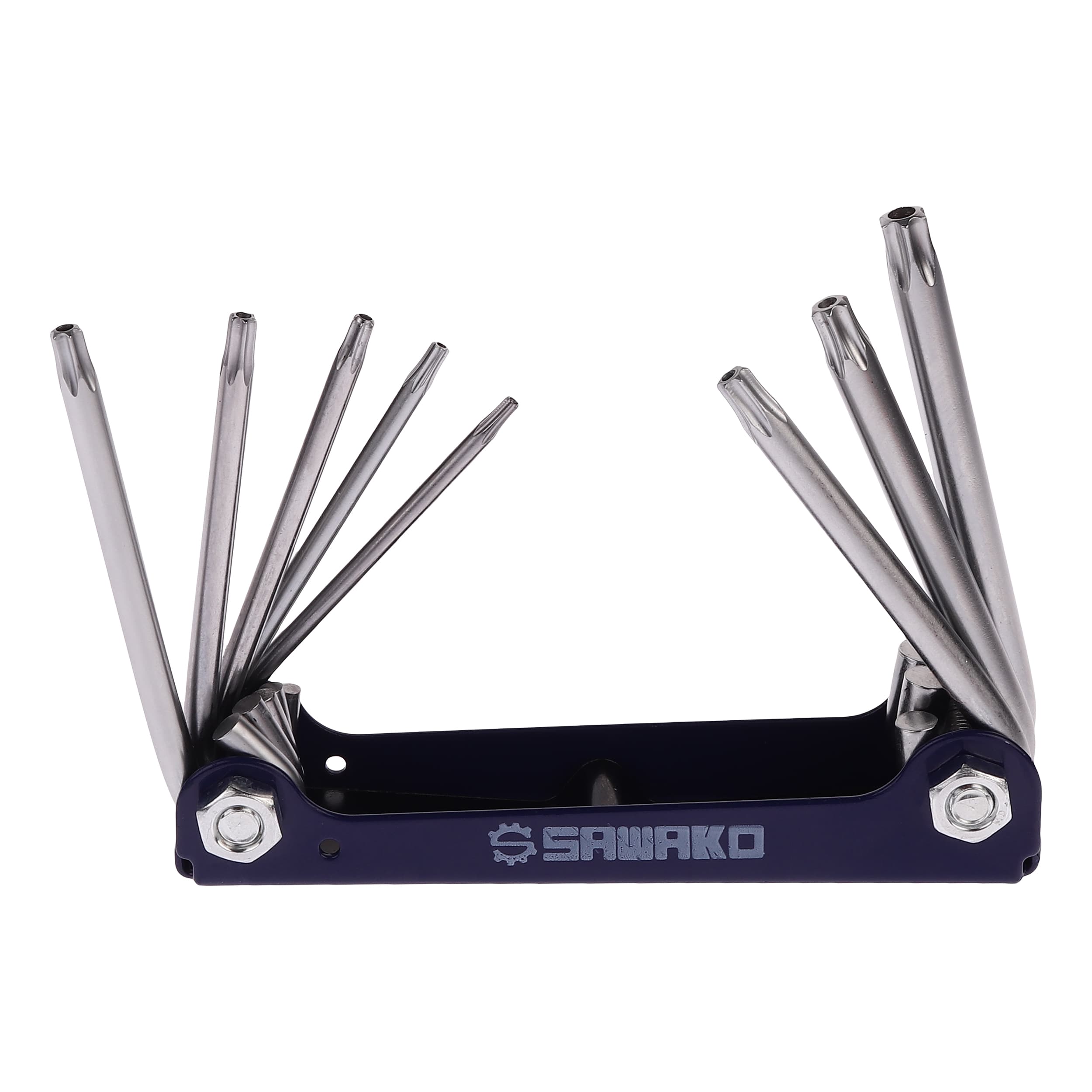 آچار آلن ستاره ای چاقویی ساواکو مدل S2902 مجموعه 8 عددی