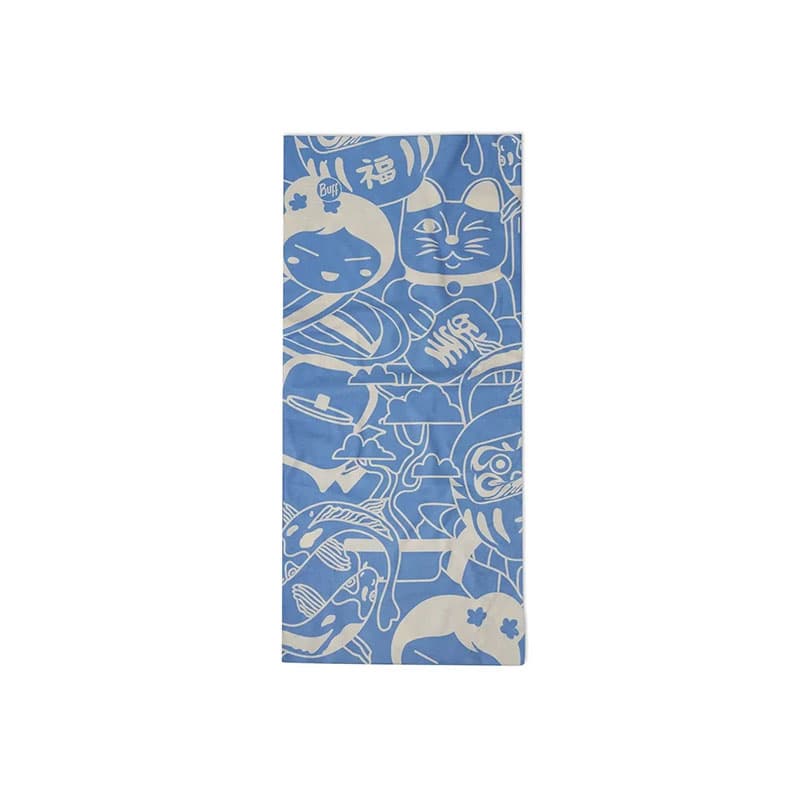 دستمال سر و گردن باف Buff Original Ecostretch xasaku washed blue — تصویر ۴