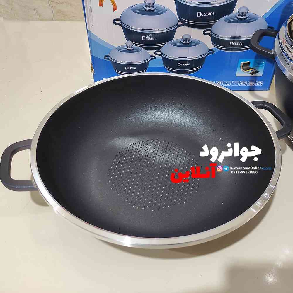 سرویس قابلمه چدن سرامیک دسینی 10 پارچه Dessini Original — تصویر ۲