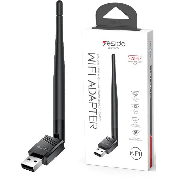 کارت شبکه بی سیم آنتن دار Yesido WP11 150Mbps