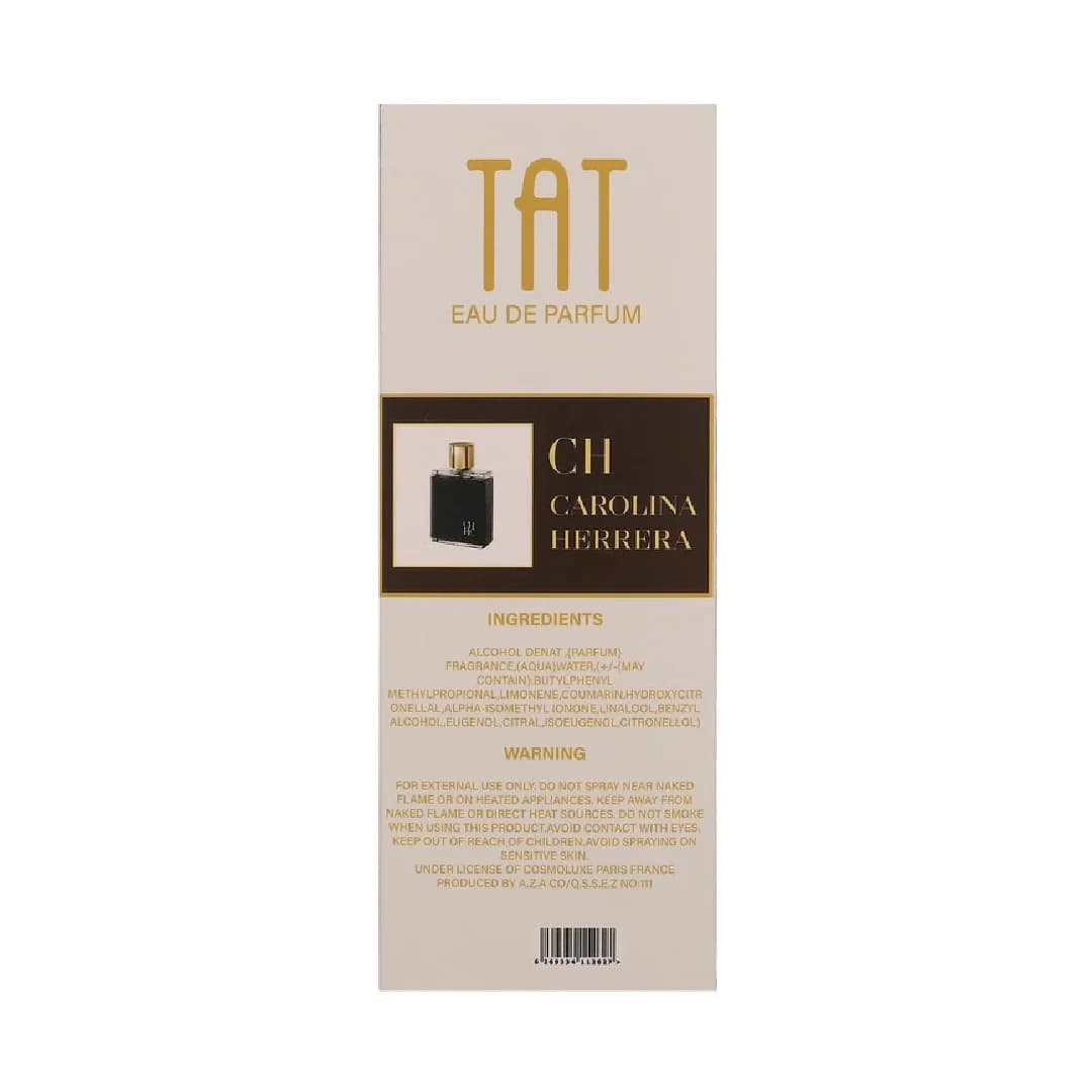 عطر جیبی مردانه تات مدل سی اچ با رایحه تند و گرم حجم 25 میلی لیتر/Tat Men’s Pocket Perfume CH Model Spicy and Warm Scent 25 ml — تصویر ۲