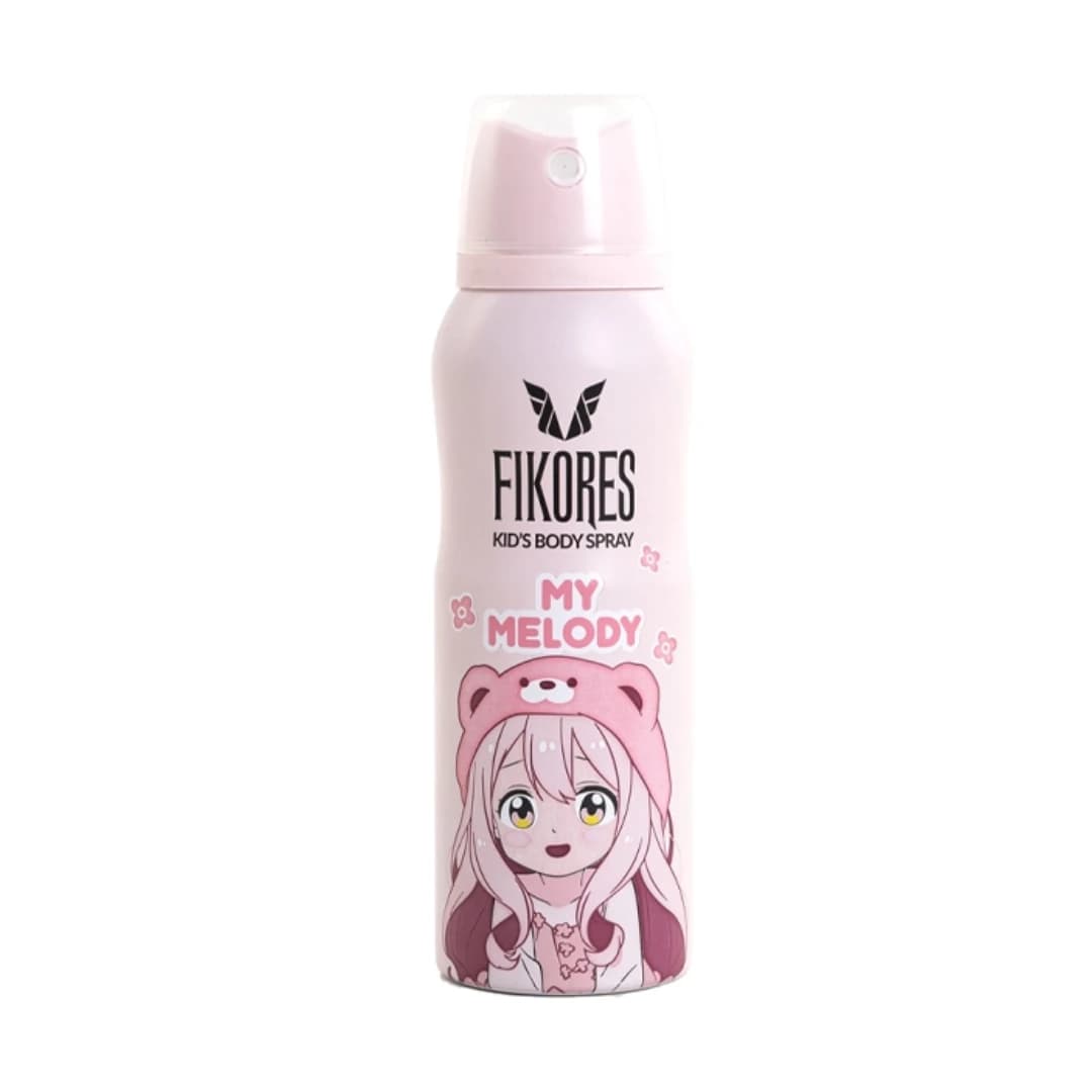 اسپری بدن کودک فیکورس مدل مای ملودی حجم 125 میل/Fikores My Melody Body Spray For Kids 125 ml