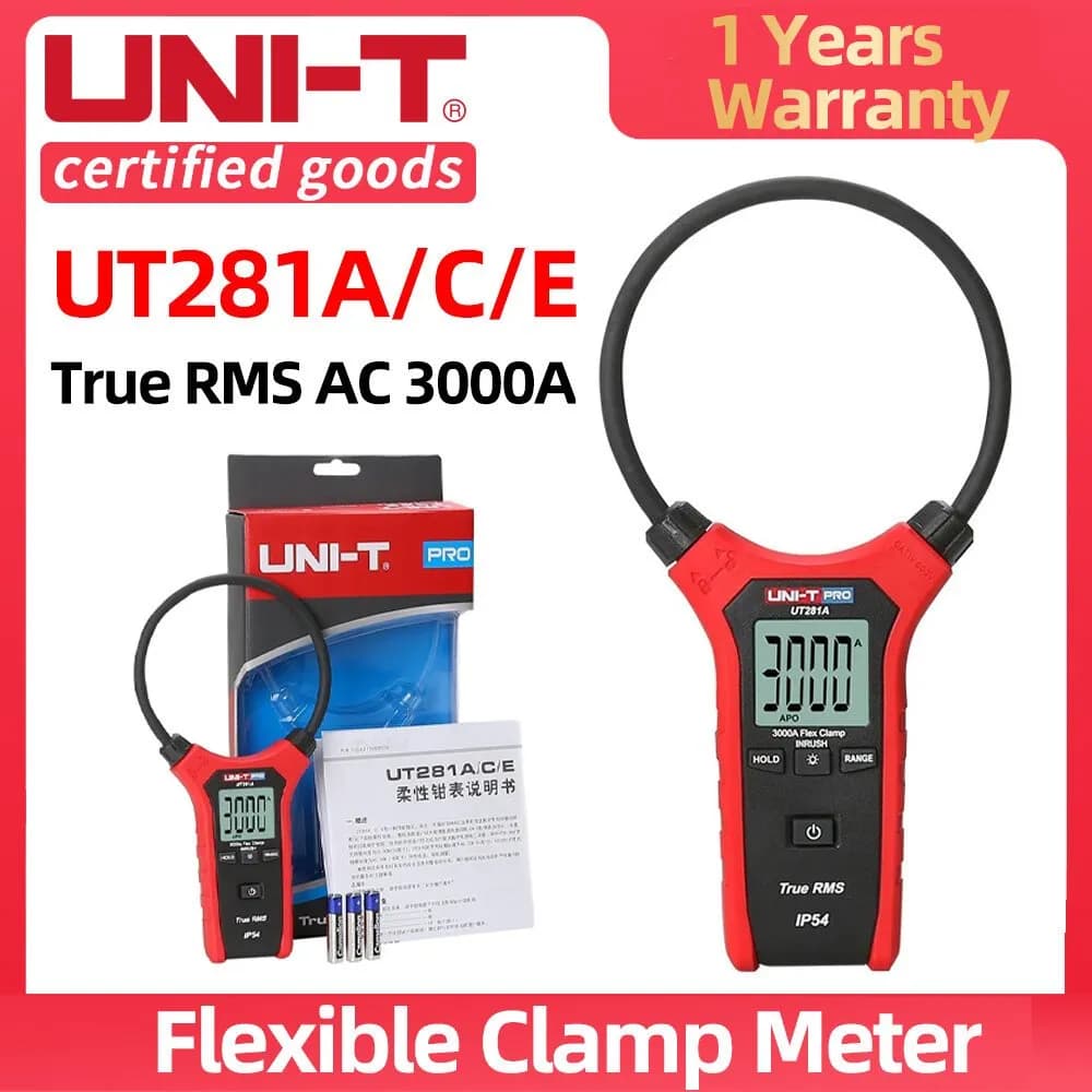 آمپرمتر فلکسی UNI-T UT281A — تصویر ۲