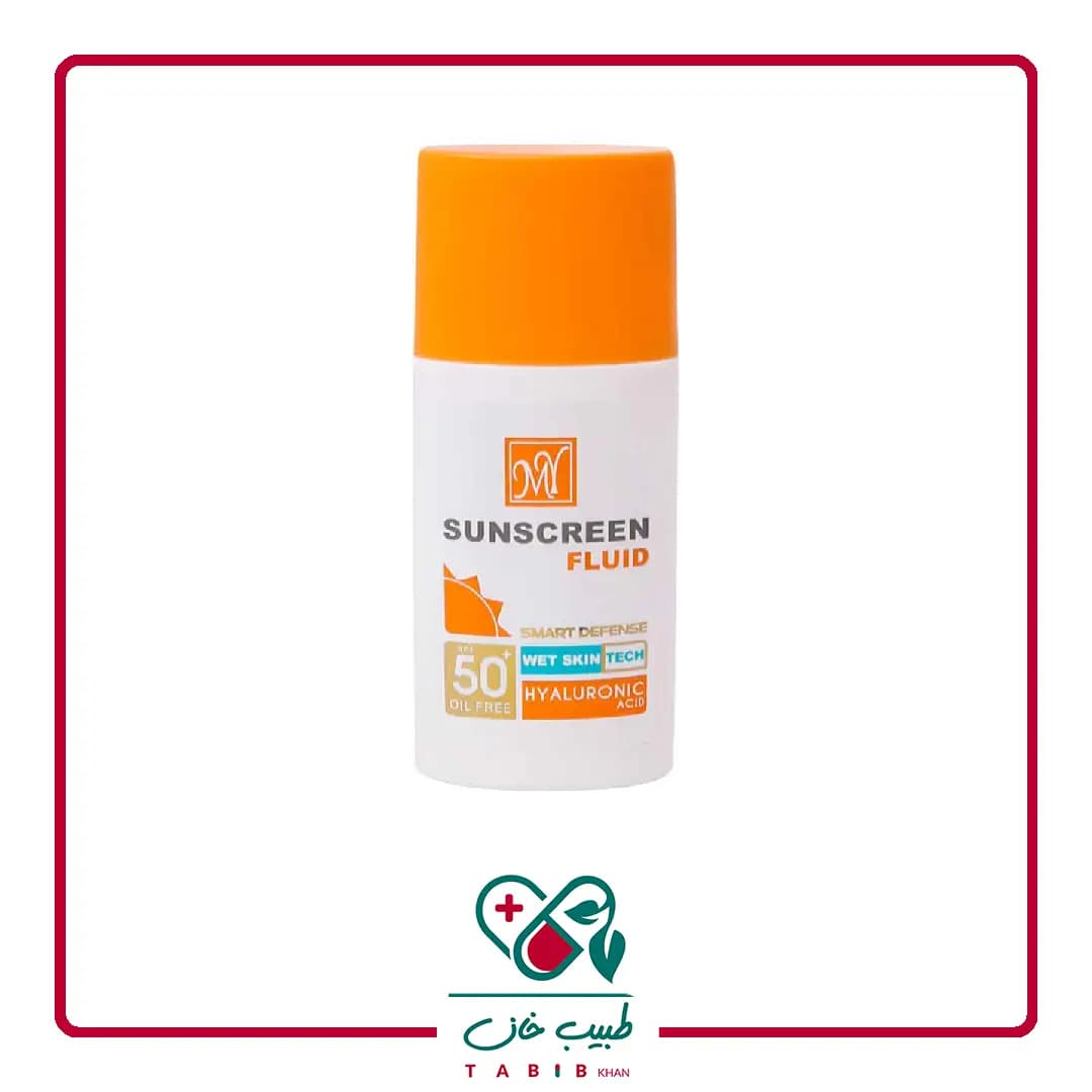 فلوئید ضد آفتاب SPF50 مای بی رنگ مدل هیالورونیک اسید حجم 50 میلی لیتر/My Sunscreen Cream SPF50 Fluid Hyaluronic Acid Colorless 50ml — تصویر ۲