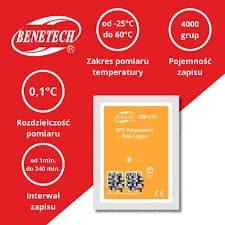 دیتالاگر دما BENETECH GM1370 — تصویر ۲