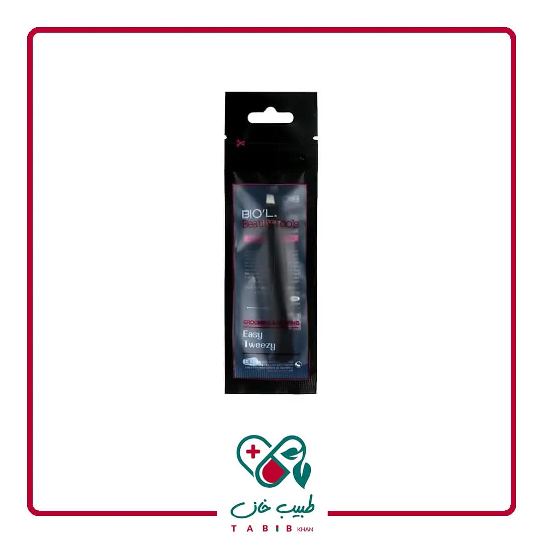 موچین انبری بیول دکمه دار استیل/Grooming And Shaping Easy Tweezy