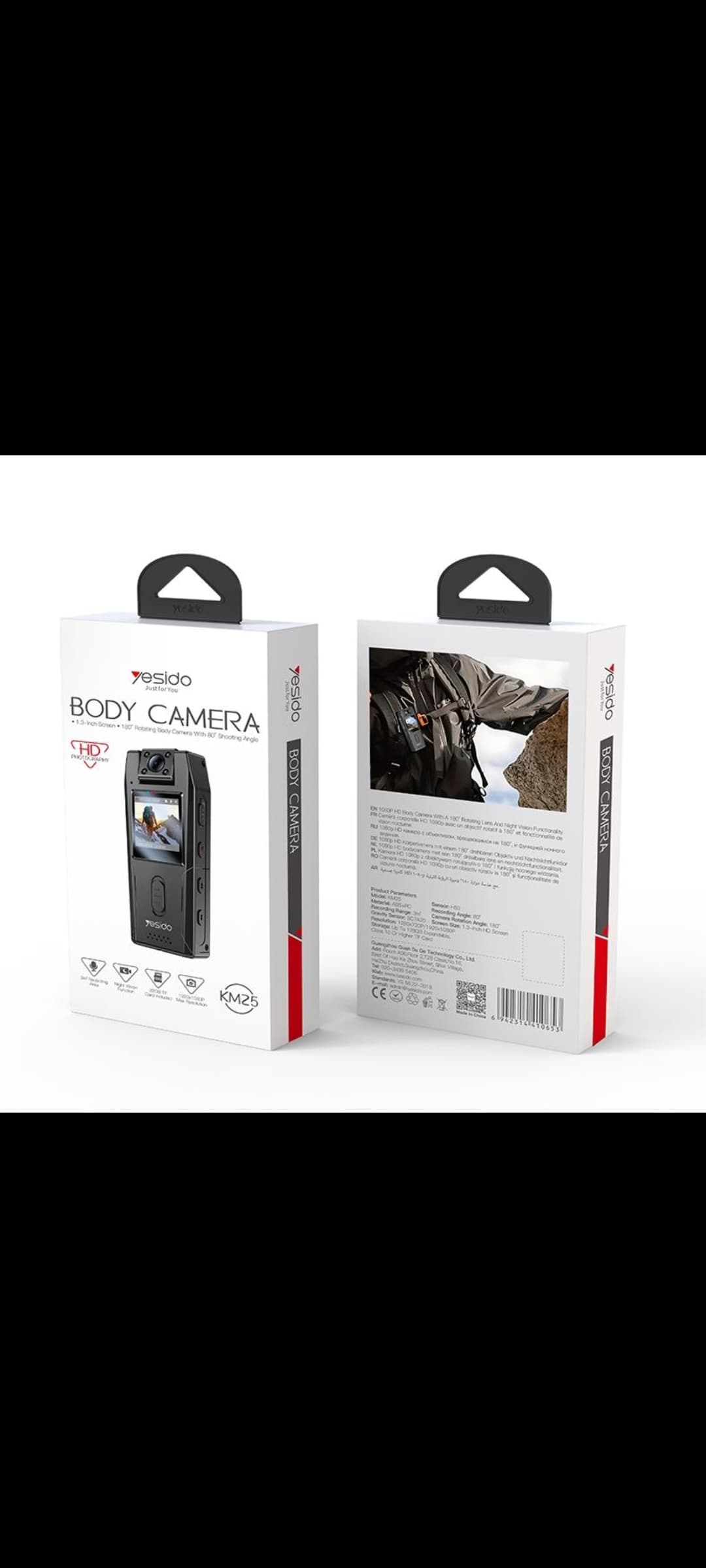 دوربین ثبت وقایع یسیدو YESIDO KM25 body camera