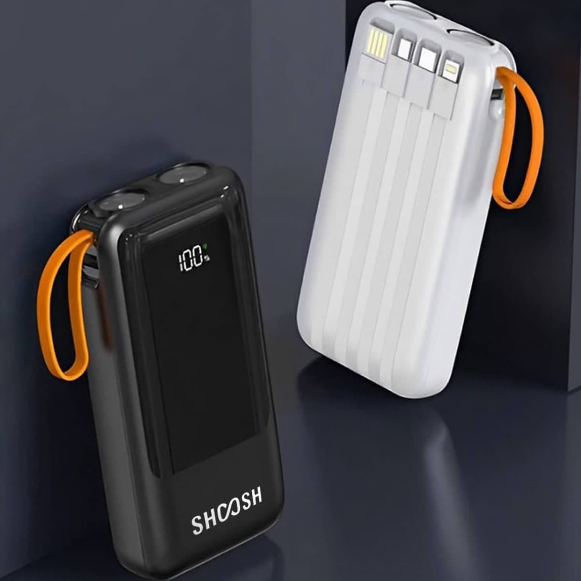 پاوربانک SHOOSH مدل SH-120 هزار میلی آمپر فست شارژ