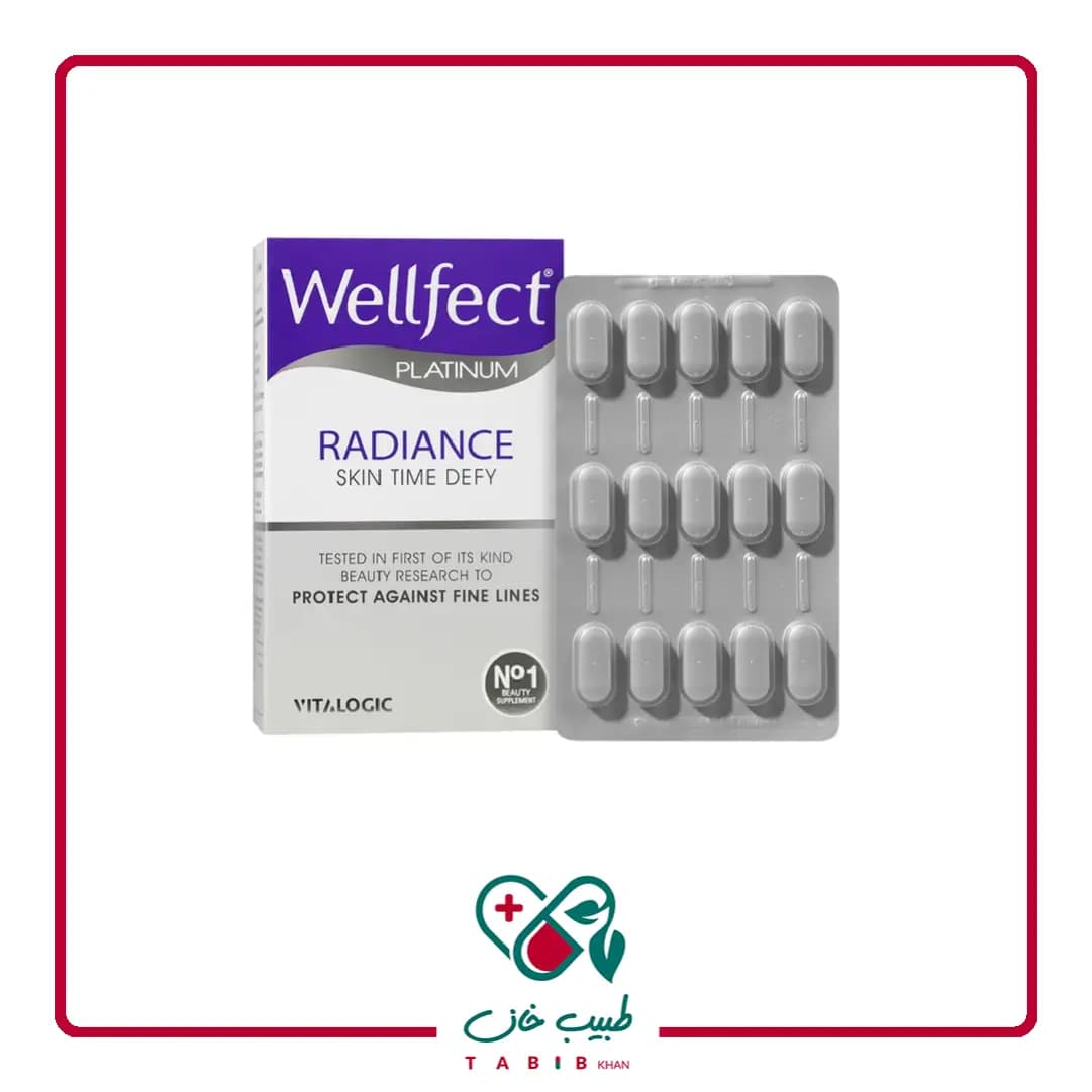 قرص ول فکت پلاتینیوم ویتالوجیک 60 عددی/WellFect Platinum 60 tabs