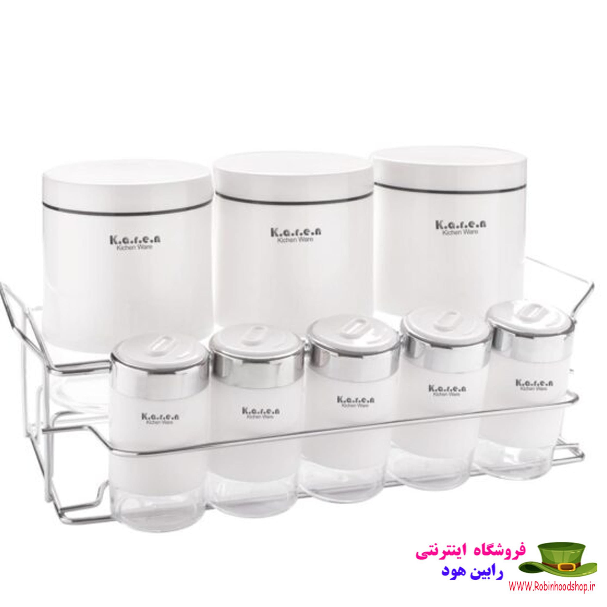 سرویس 9 پارچه جا ادویه کارن