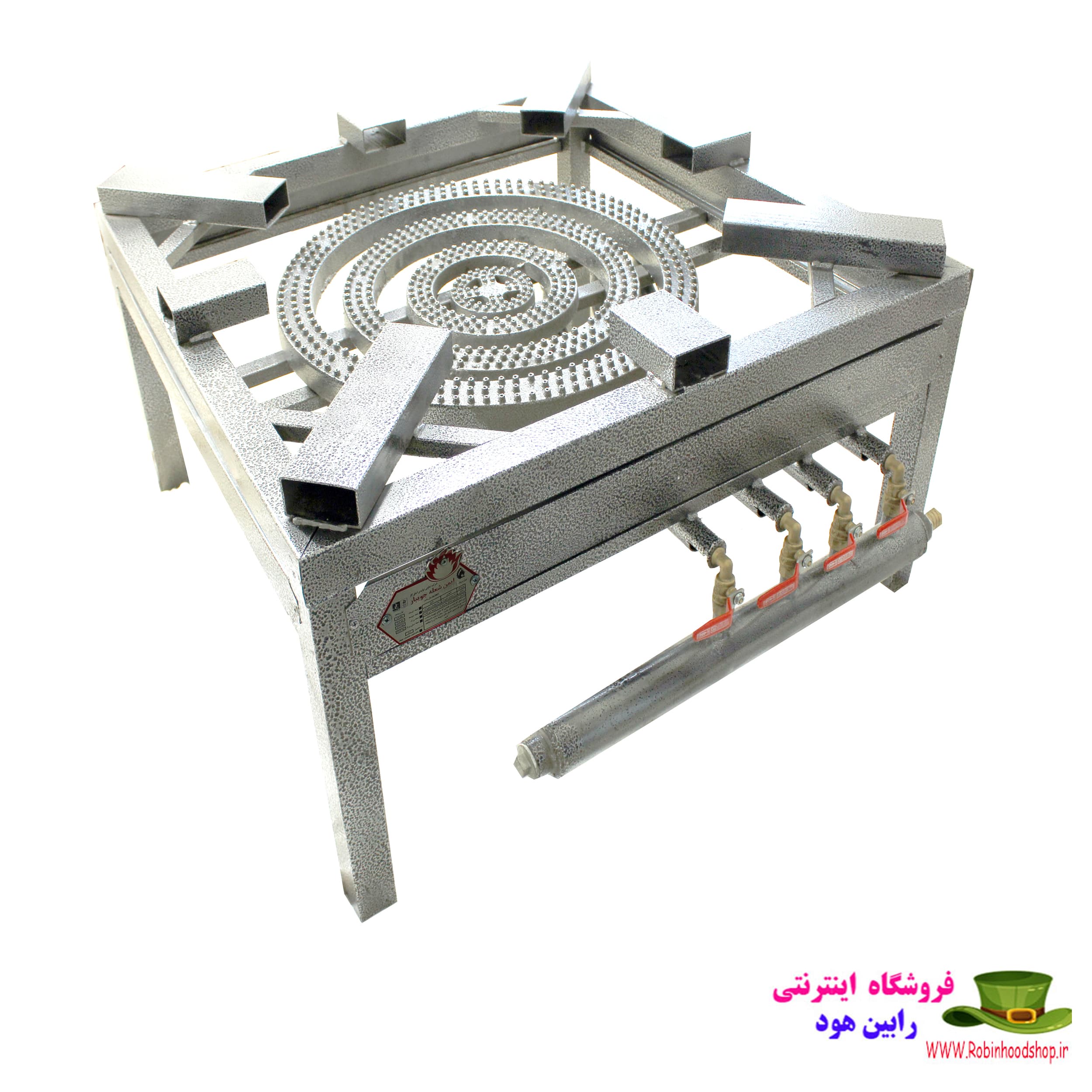 چهار شعله بزرگ سایز 95*95 ایمن شعله
