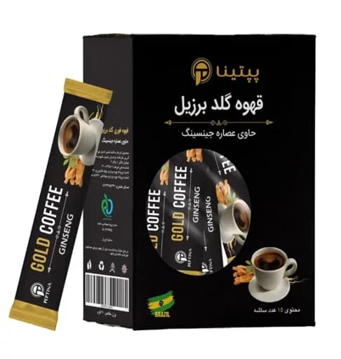 قهوه گلد با جینسینگ ساشه 15 عددی