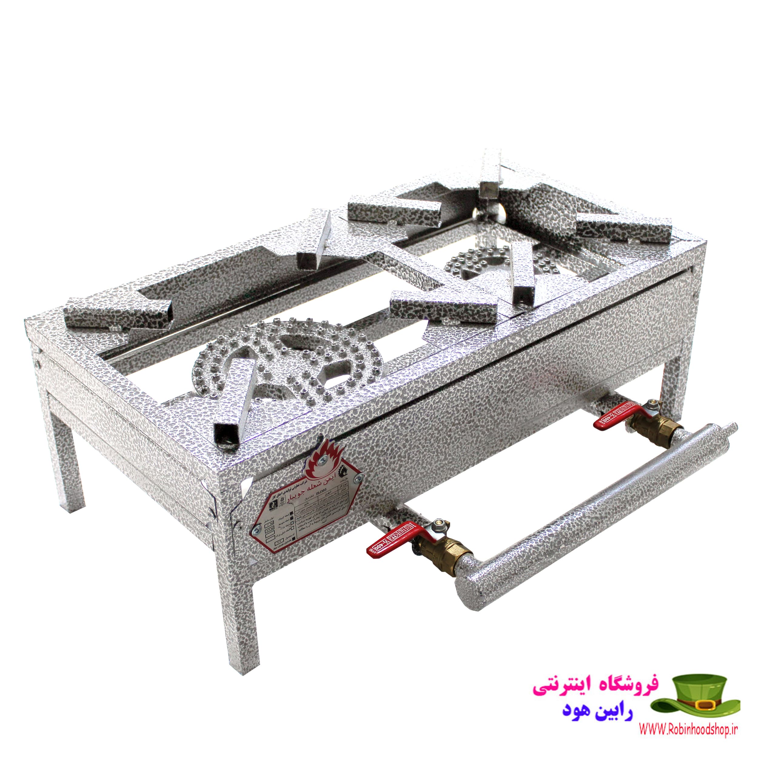 دوشعله رومیزی شیر گازی سایز 60*30 ایمن شعله — تصویر ۲