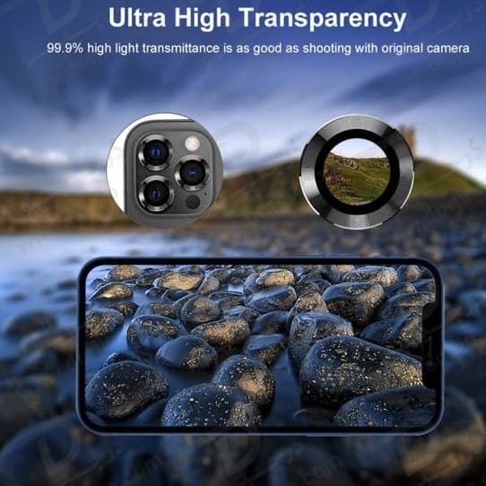 محافظ لنز رینگی دوربین مدل CAMERA FILM مناسب برای گوشی موبایل آیفون 14promax — تصویر ۲