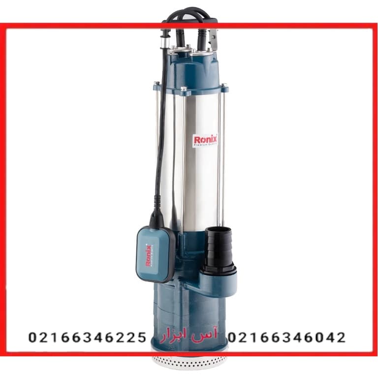 پمپ کف کش استیل 3 اسب بخار 58 متری مدل H-4034