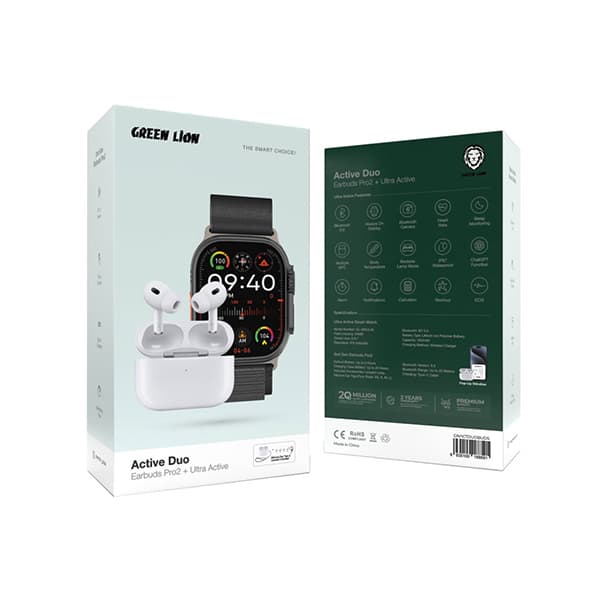 ساعت هوشمند و هندزفری بلوتوث گرین مدل Active Duo — تصویر ۳