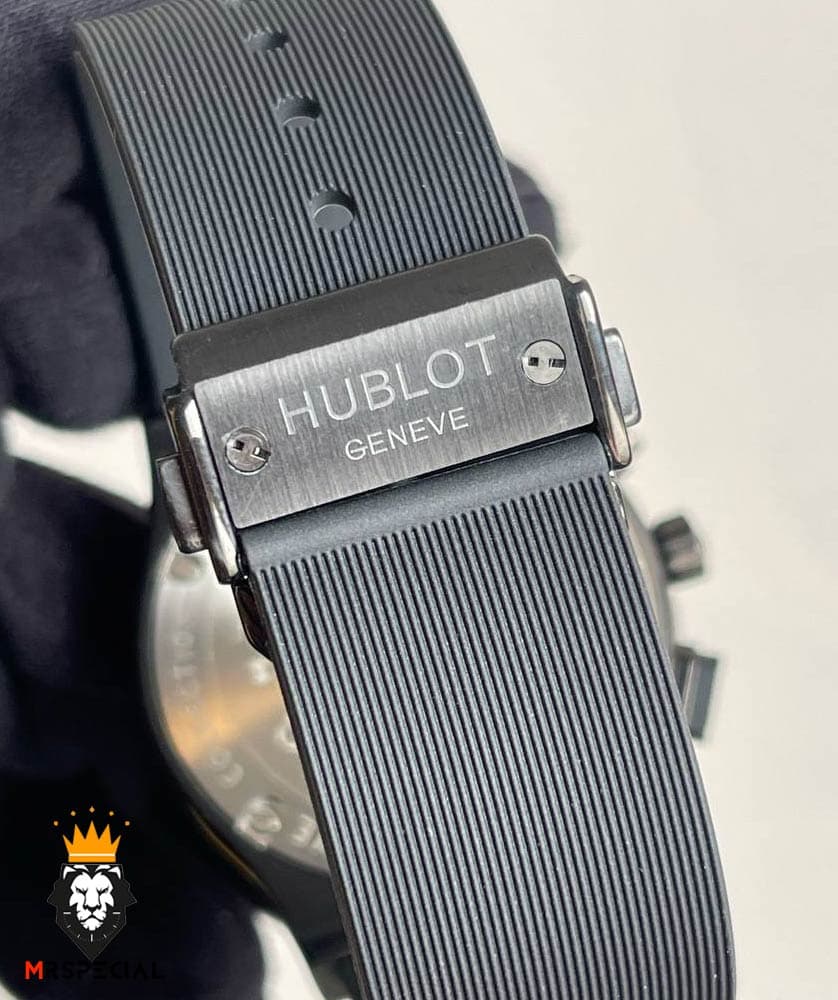 ساعت ست هابلوت مردانه و زنانه کرنوگراف مشکی صفحه مشکی 01652 HUBLOT BIG BANG — تصویر ۷