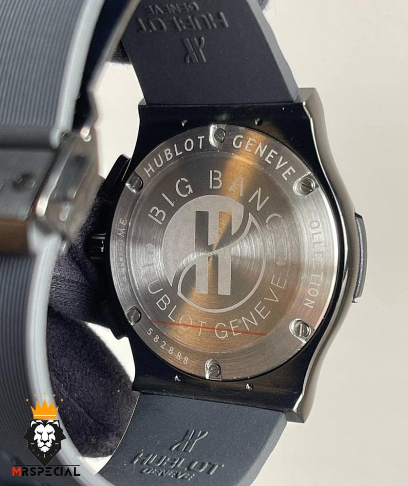 ساعت ست هابلوت مردانه و زنانه کرنوگراف مشکی صفحه مشکی 01652 HUBLOT BIG BANG — تصویر ۶