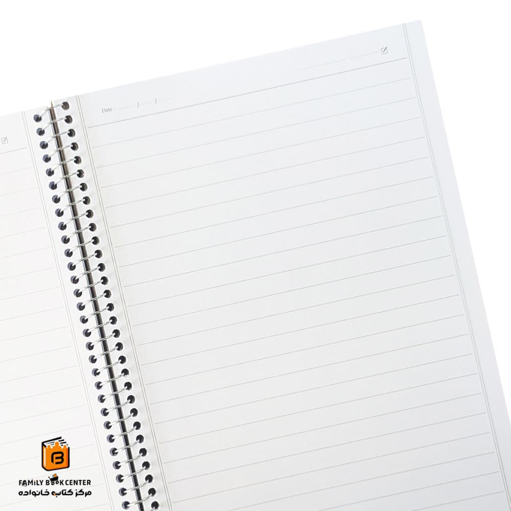 دفتر خط دار کرافت 60 برگ طرح فانوس دریایی ایمان (iman) — تصویر ۳