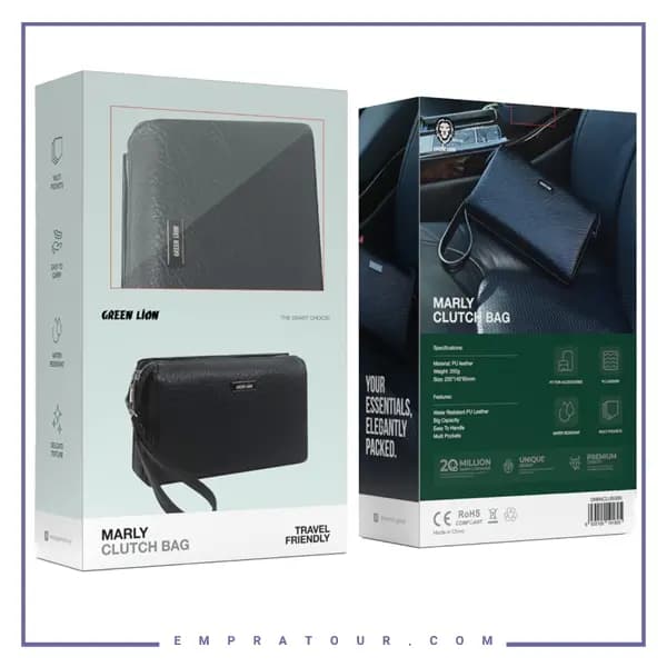 کیف چرمی دستی گرین لاین GNMACLUBGBK — تصویر ۳