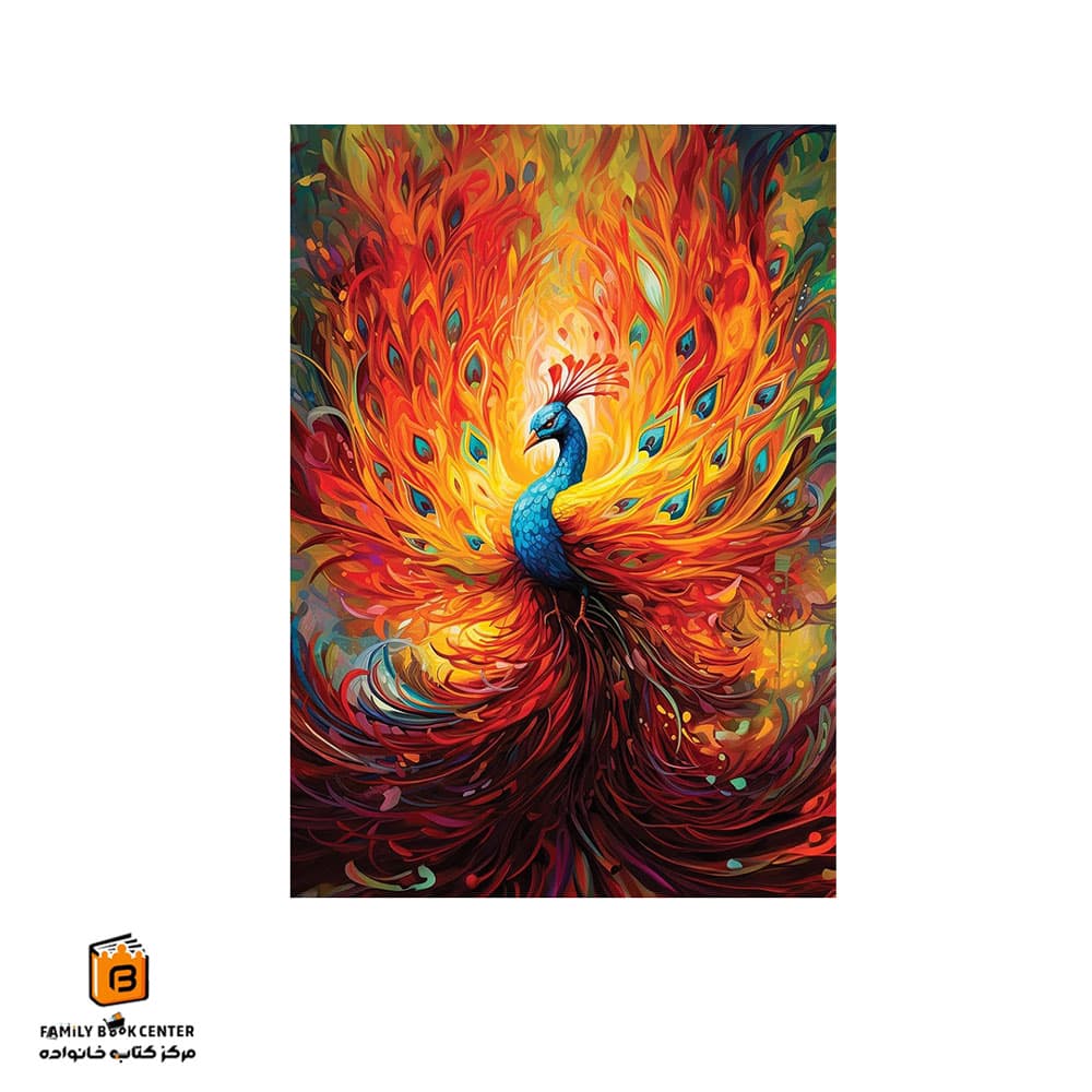 پازل 1500 تکه (5404)legendary peacock آرت پازل (Art Puzzle) — تصویر ۳