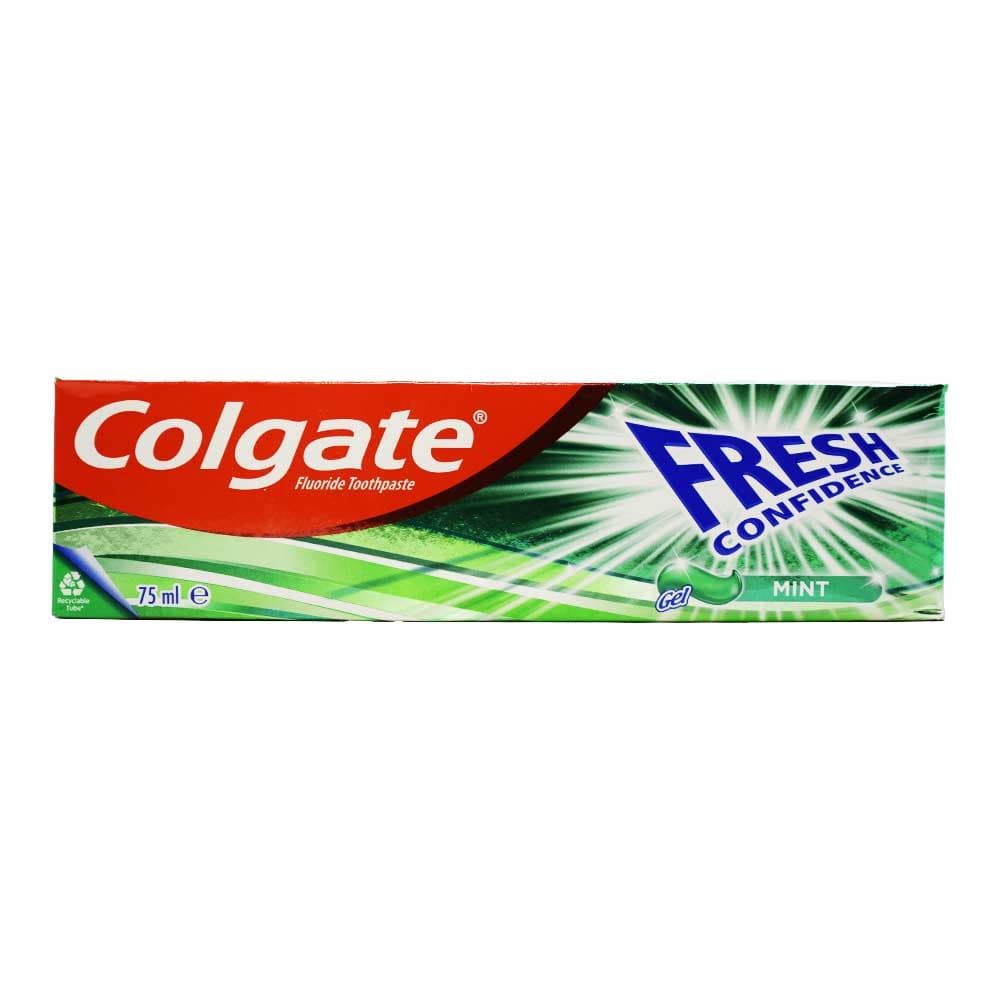 خمیر دندان کلگیت COLGATE اصل مدل فرش کانفیدنس Mint حجم 75 میلی لیتر