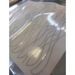 نگین حرارتی طرح آبشاری . چادر . نگین چادر . مانتو . نگین چسبی . جوراب — تصویر ۳