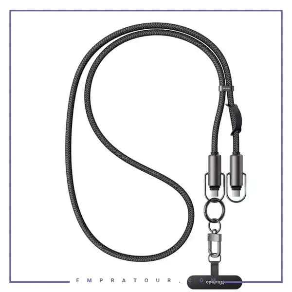 کابل شارژ دو سر تایپ سی و بند آویز مک دودو CA-6830