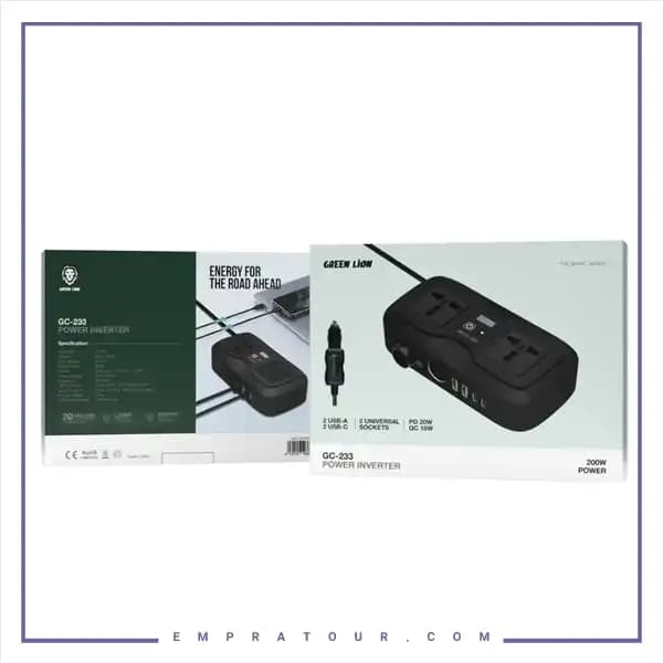 اینورتر 200 وات گرین لاین GC-233 — تصویر ۳