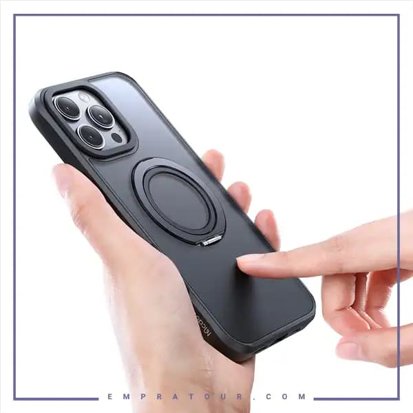 قاب آیفون 16 پرومکس مگسیف دار با پایه مک دودو PC-4933 — تصویر ۵
