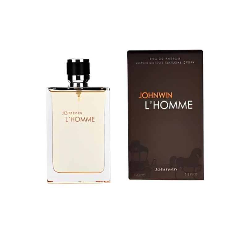 عطر ادکلن مردانه جانوین مدل تق هرمس L HOMME حجم 100 میل