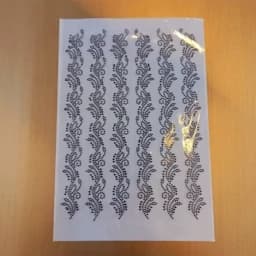نگین حرارتی طرح گل دنباله دار . چادر . نگین چادر . مانتو . نگین چسبی . جوراب — تصویر ۴