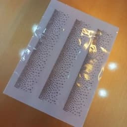 نگین حرارتی طرح پخش یک طرفه رنگ نقره ای و دودی (سربی ) و طلایی . چادر . نگین چادر . مانتو . نگین چسبی — تصویر ۵