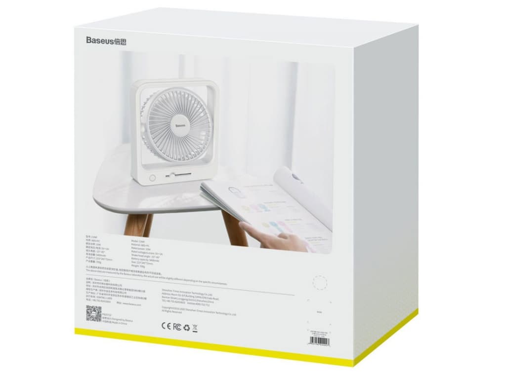 پنکه رومیزی بی سیم بیسوس Baseus Cube Shaking Fan CXMF-02 — تصویر ۴